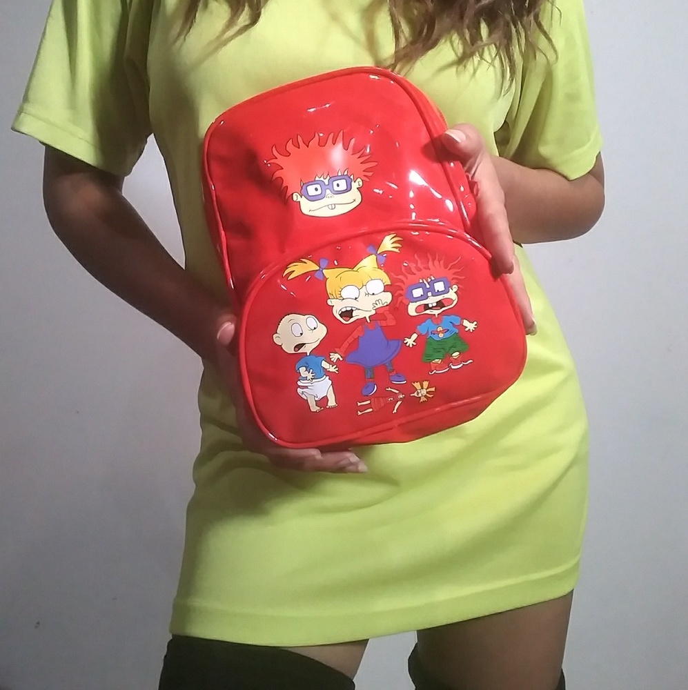 (LAST 1)Pink 90S RUGRATS Mini Backpack - Picture 4 of 6